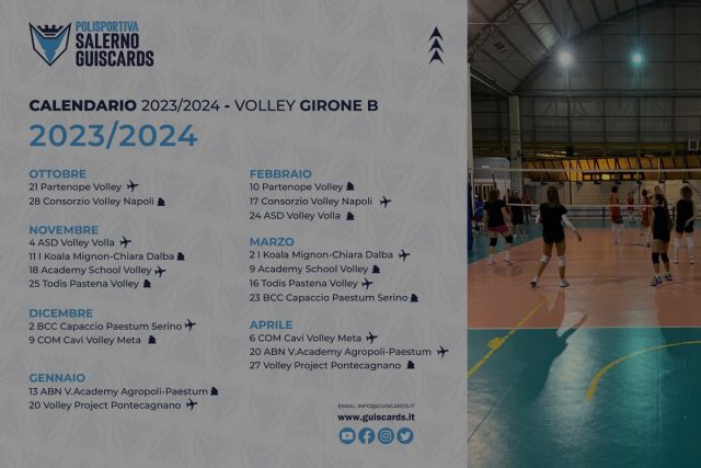 GLS Salerno Guiscards, svelato il calendario